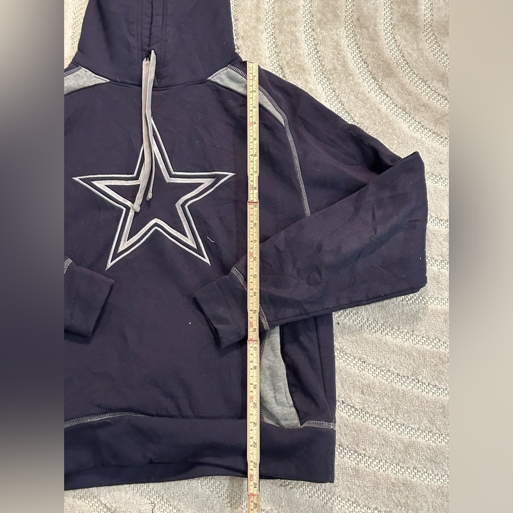 Dallas Cowboys NFL Football Star Logo Navy Hoodie Sweatshirt - S - Picture 9 of 9